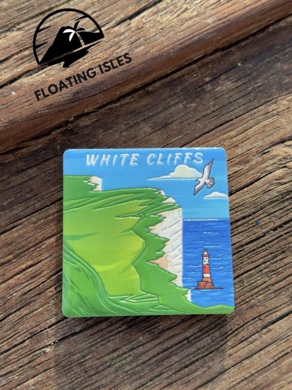 White Cliffs Fridge Magnet