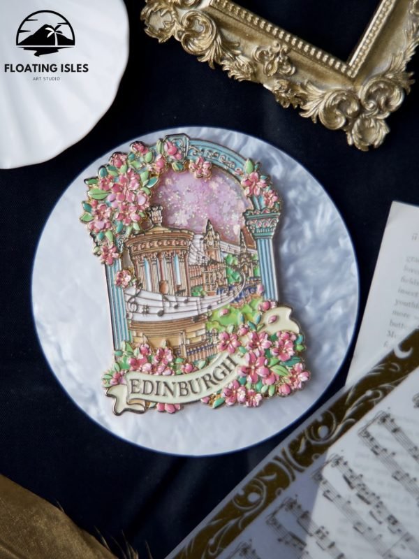 Edinburgh Spring Flowing Sand Magnet