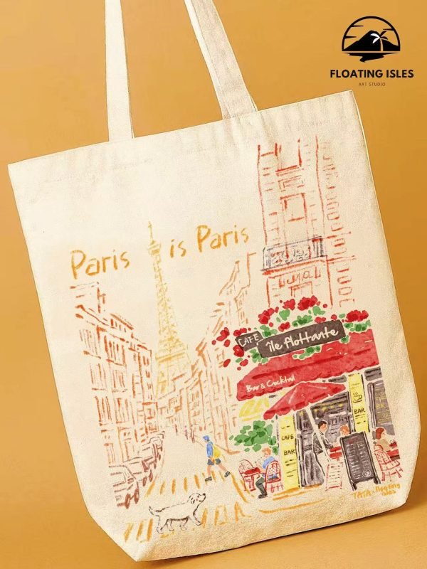Paris is Paris – Artist Tata Collaboration Tote Bag