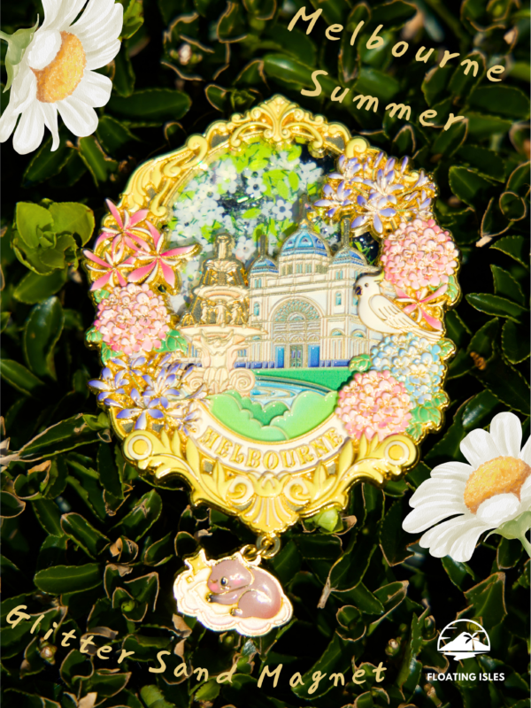 Melbourne Summer at Carlton Gardens Fridge Magnet